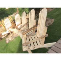 Fauteuil VOLTAIRE bois brut